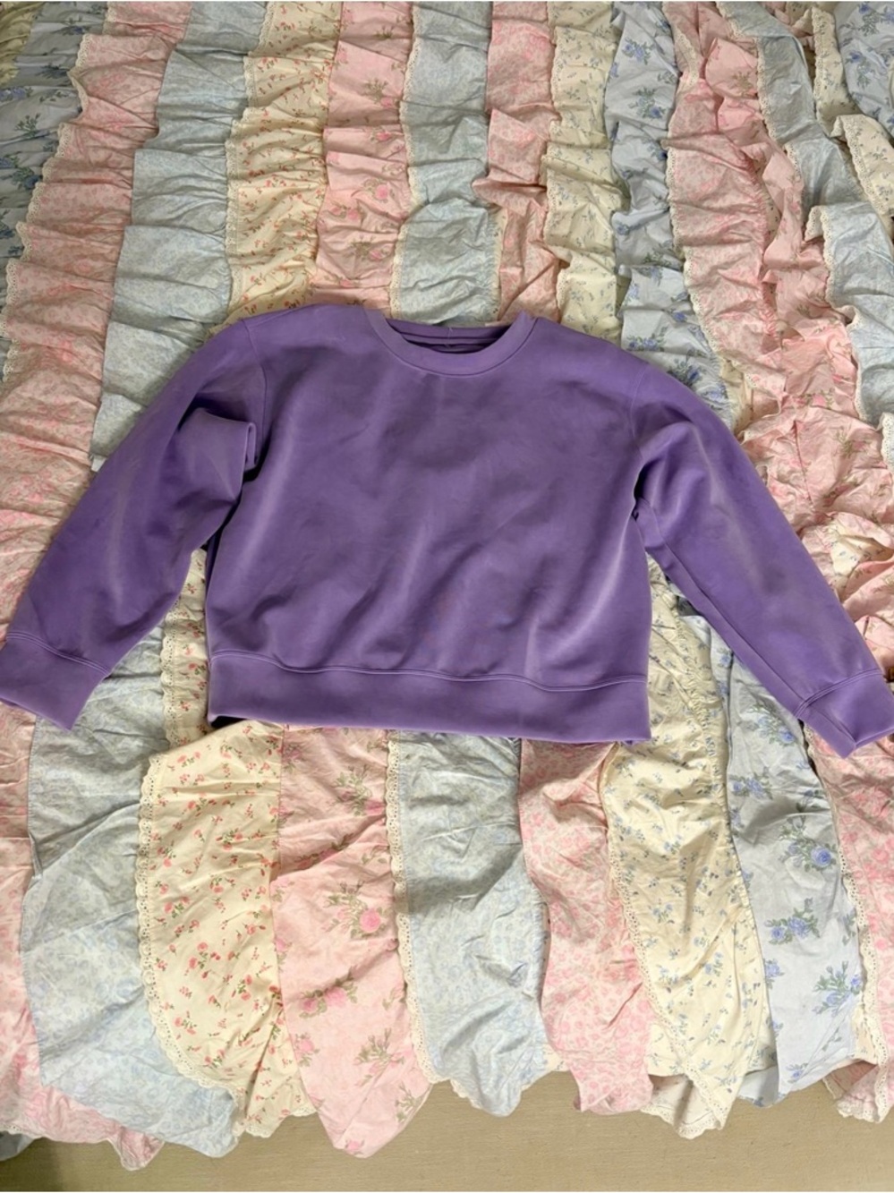A New Day Lavender Crewneck Sweatshirt Viral